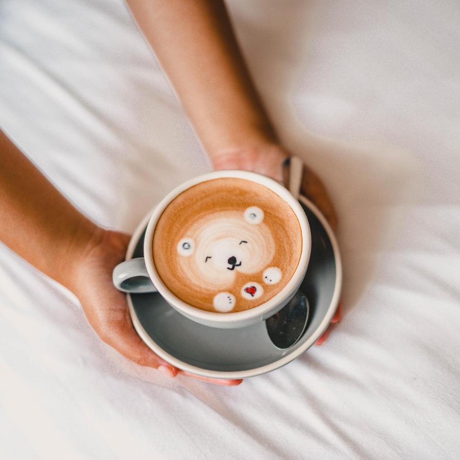 ホテル プルマン シドニー オリンピック パーク エクステリア 写真 A latte with latte art